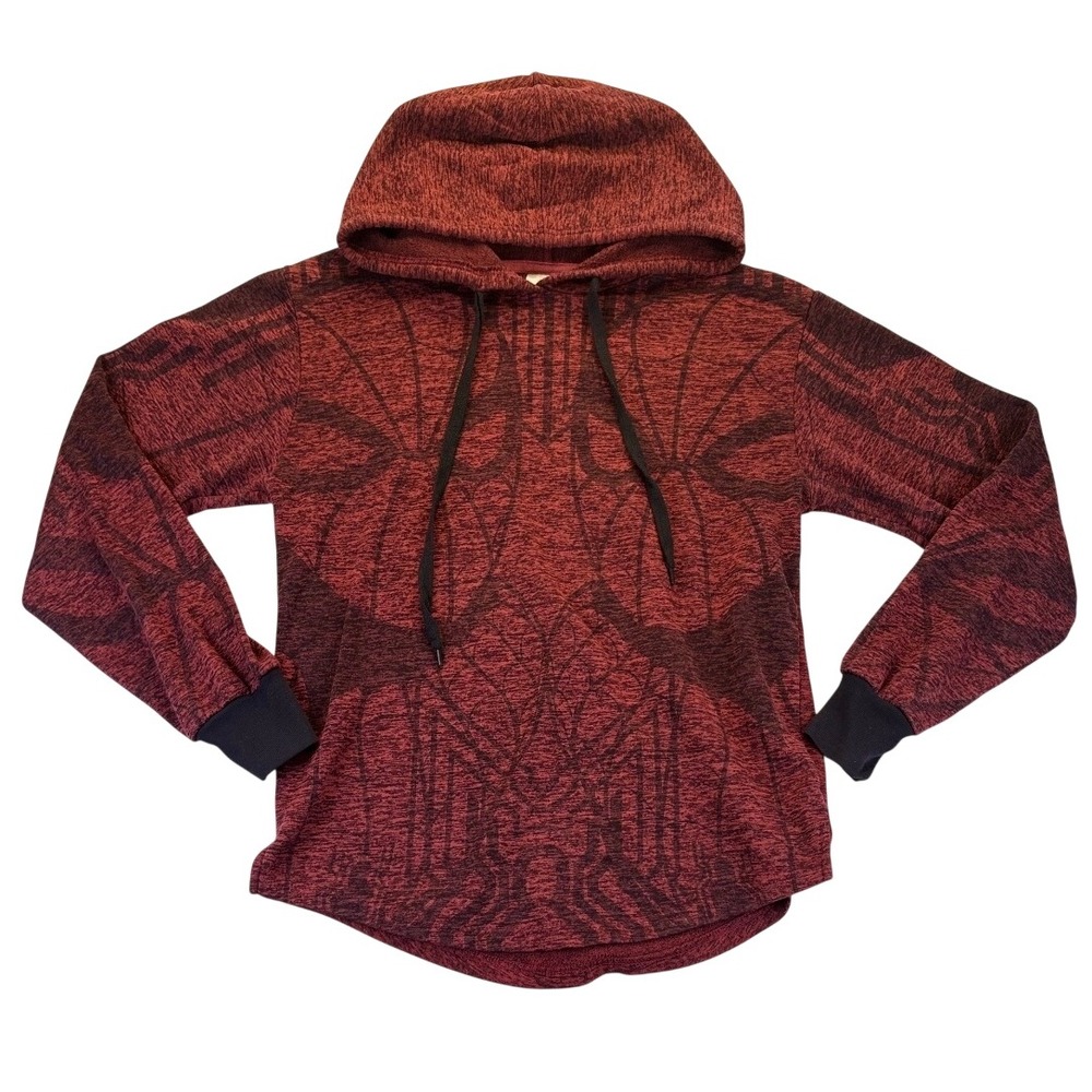 Marvel Spider-Man Homecoming Boys Red Heathered Graphic Pullover Hoodie Small